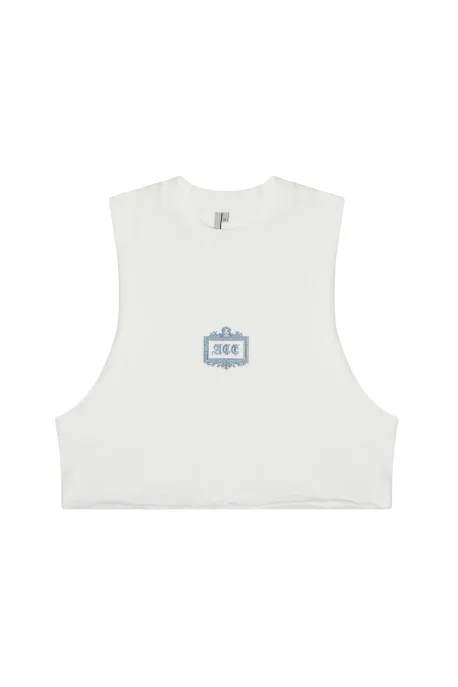 Ace Forbidden Relics Cropped Tank Top Milk