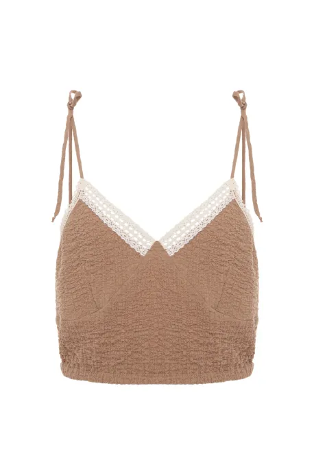 Ajour St. Barth Tank Top Brown