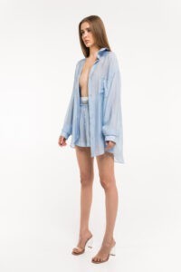 Boyfriend shirt, Blue