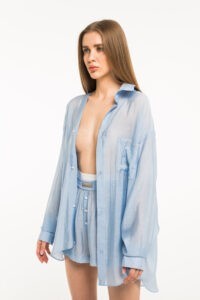 Boyfriend shirt, Blue